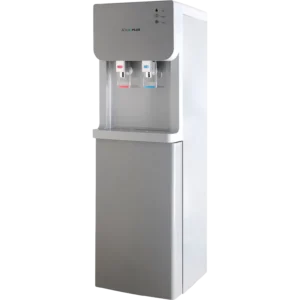 Dispensador de agua Royal Aqua Plus AP2020 con diseño elegante y luces LED indicadoras.
