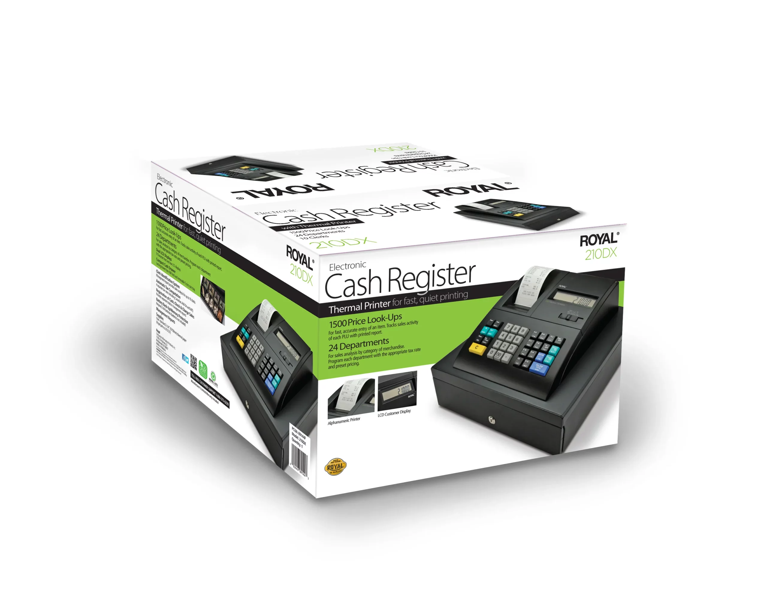 Royal 210DX | Caja Registradora Electrónica con Impresora Térmica - Imagen 8