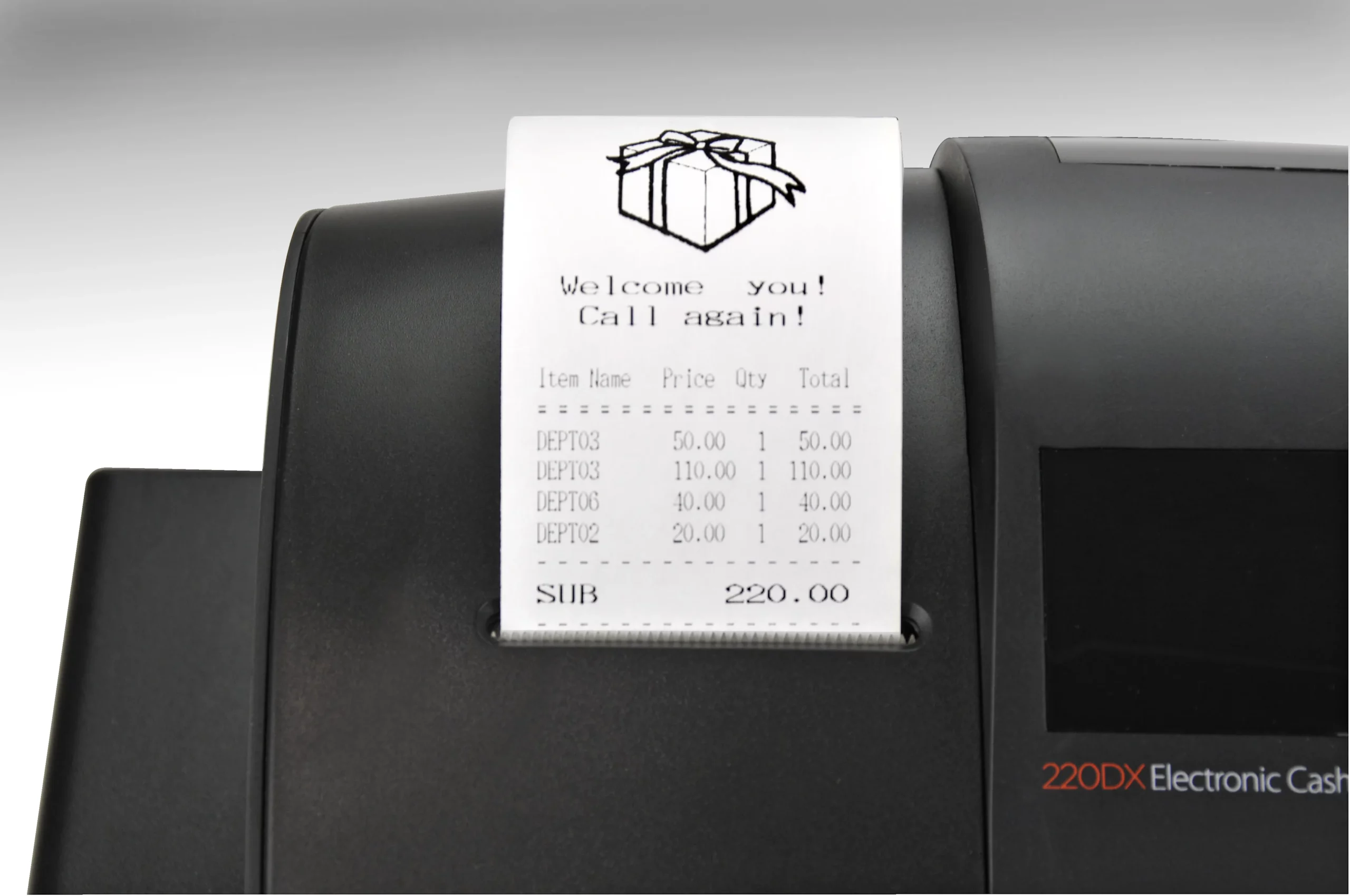 Royal 210DX | Caja Registradora Electrónica con Impresora Térmica - Imagen 7