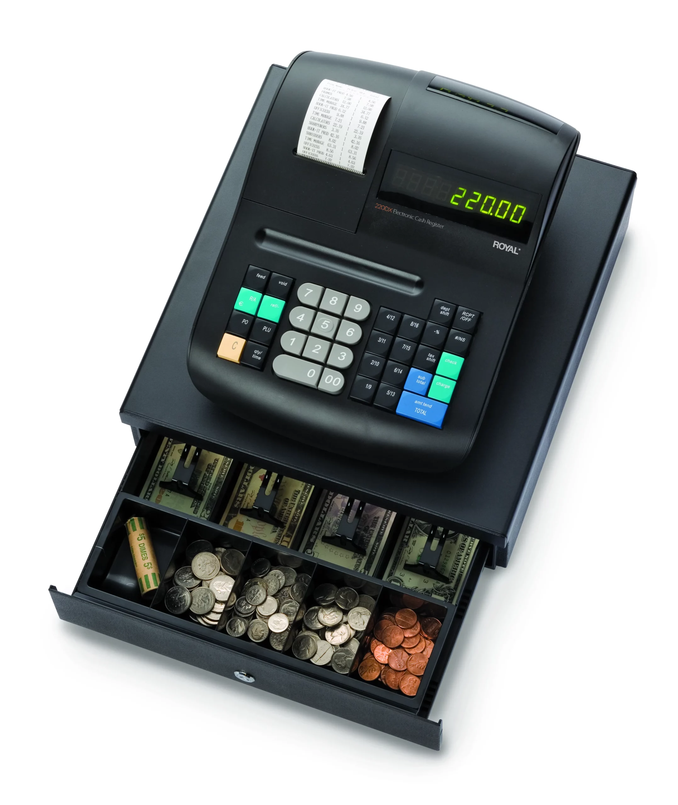 Royal 220DX | Caja Registradora Electrónica con Impresora Térmica - Imagen 4