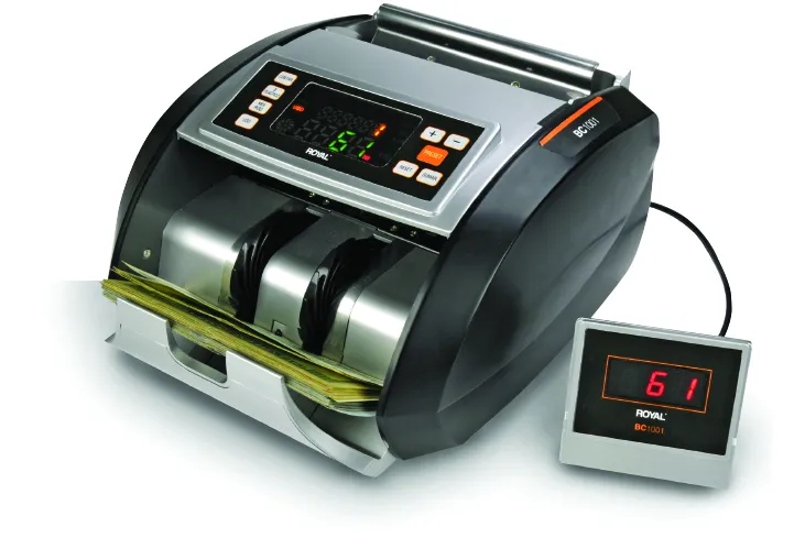 Royal Consumer BC1001 Contador de Billetes, 1000 billetes/minuto, Pantalla LCD