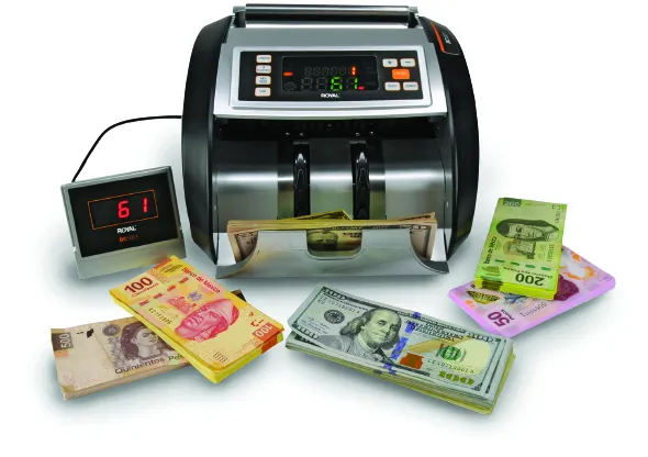 Royal Consumer BC1001 Contador de Billetes, 1000 billetes/minuto, Pantalla LCD - Imagen 2