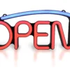 Letrero Luminoso LED "OPEN" Royal OS3 con Control Remoto