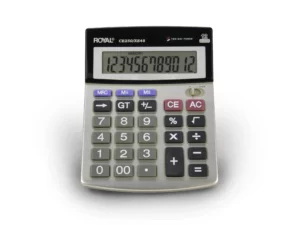 Calculadora de Escritorio Royal CE250 con Pantalla Inclinada de 12 Dígitos