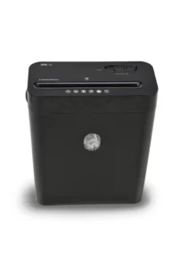 Trituradora de papel Royal Consumer PX8 color negro con función de corte cruzado para 8 hojas y tarjetas de crédito.