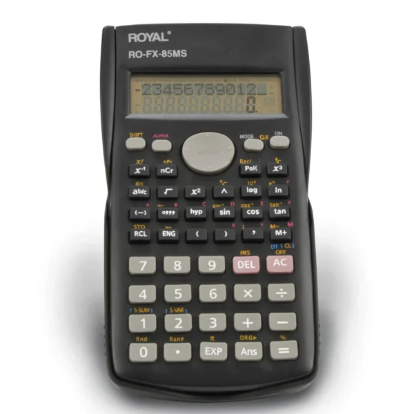 Calculadora Científica Royal RO-FX-85MS con Pantalla de 2 Líneas y 240 Funciones