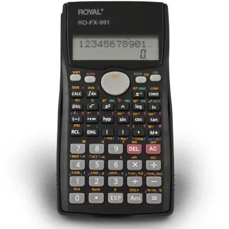 Calculadora Científica Royal RO-FX-991 con Pantalla de 2 Líneas y 401 Funciones