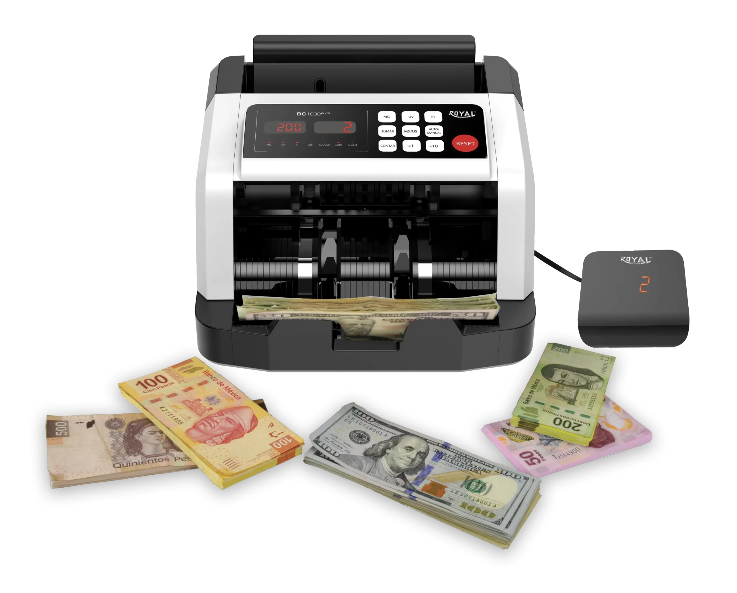 Royal Consumer BC1000 Plus Contadora de Billetes Rápida y Precis