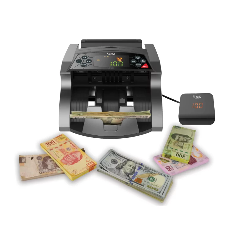 Contadora de billetes con detección de fraudes Royal Consumer BC1001