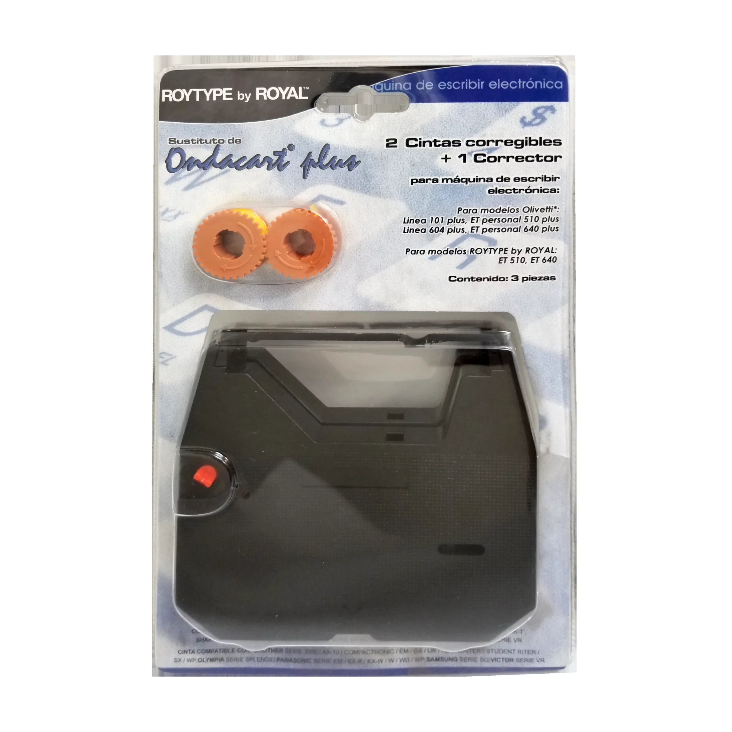 Pack de 2 Cintas para Máquina de Escribir | Corregibles y Corrector Lift-Off - Imagen 2