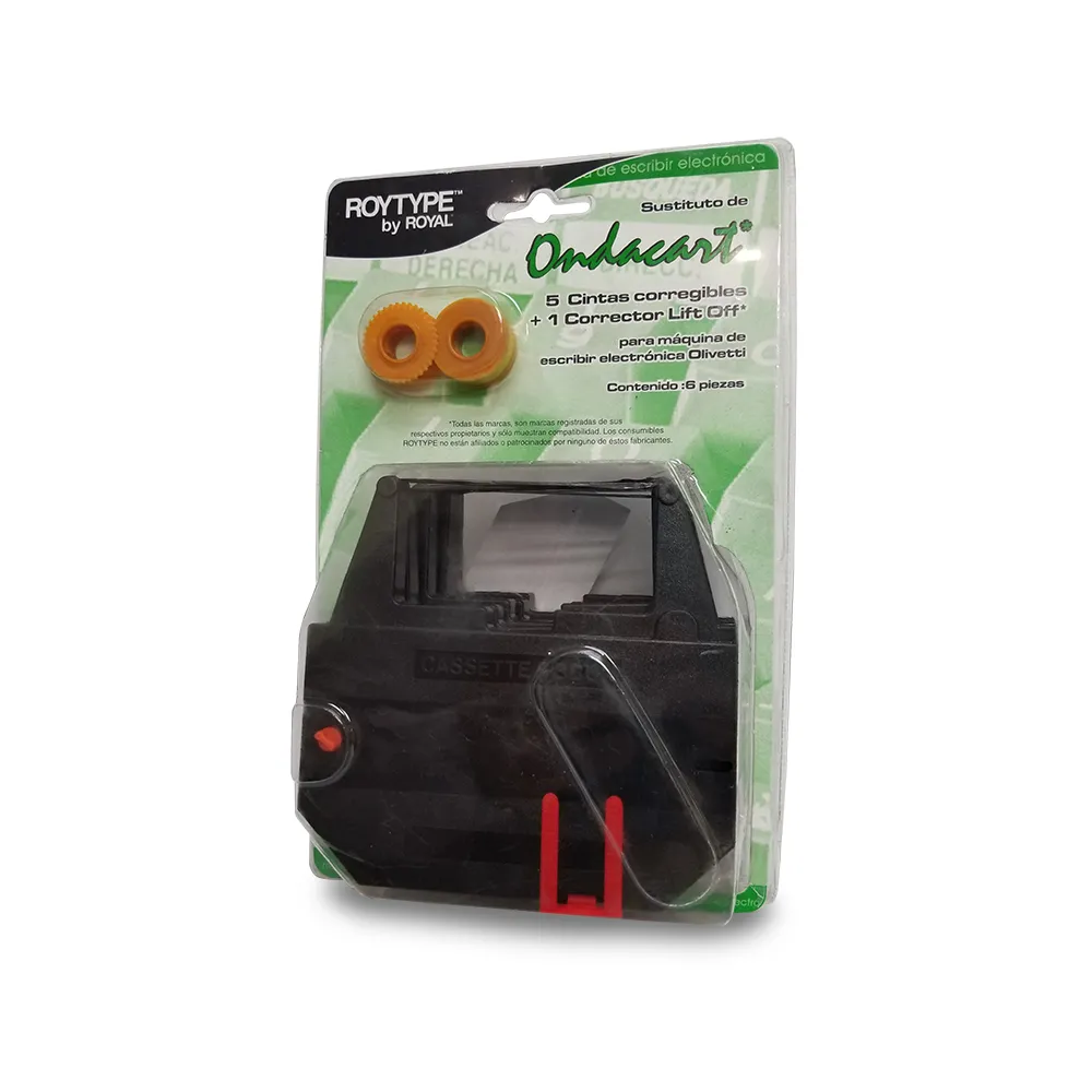 Pack de 5 Cintas Royal Consumer para Máquina de Escribir | Corregibles y Corrector Lift-Off - Imagen 2