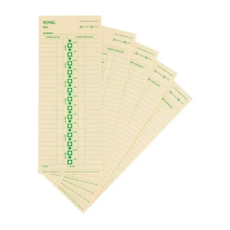 Royal Consumer Pack de 100 Tarjetas chequeadoras TC100+