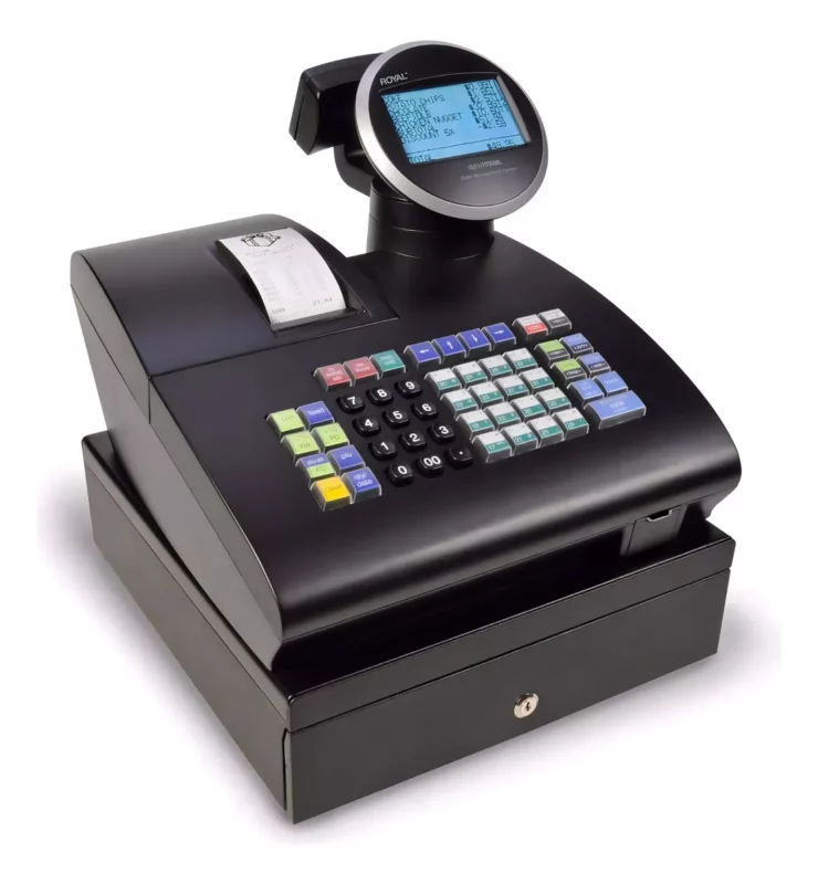 Caja Registradora Electrónica Royal Alpha 1100ML con Pantalla Alfanumérica y Gaveta de Efectivo