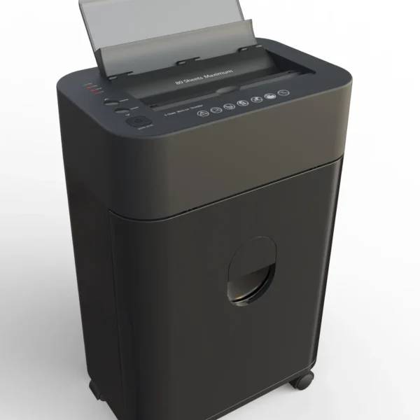 Trituradora de papel Royal ASF80 con sistema de auto-alimentación de 80 hojas y tecnología de micro-corte.