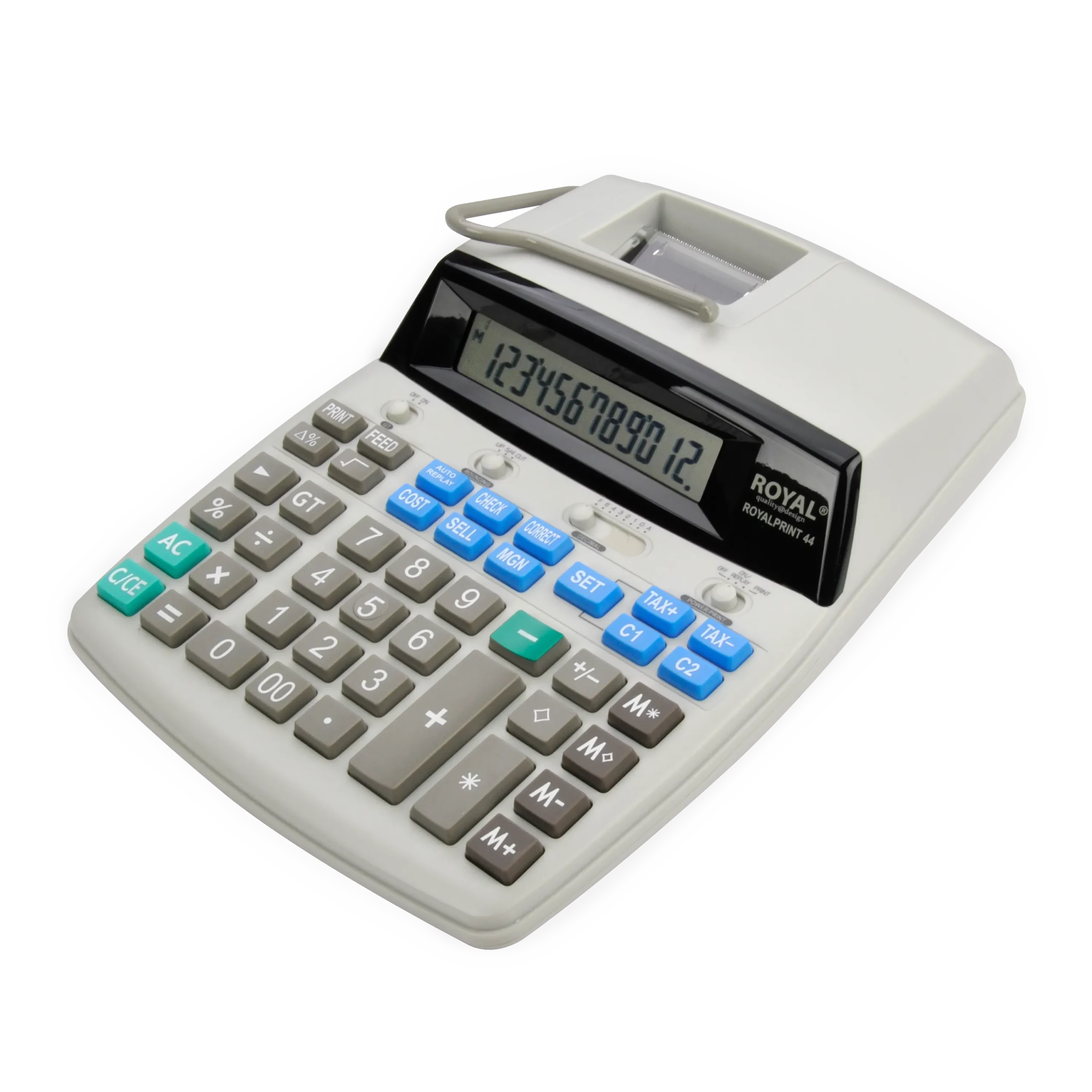 Royal Print 44 | Calculadora de Escritorio con Impresora de 12 Dígitos - Imagen 3
