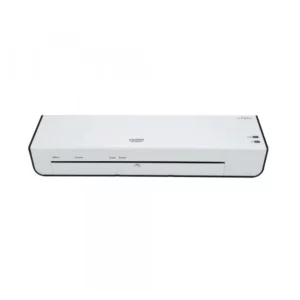 Laminadora Royal Consumer DL1235SA A3 con calentamiento rápido y sistema de 2 rodillos para plastificación eficiente.