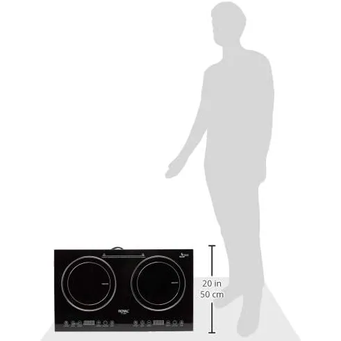 Royal IC2000 | Parrilla de Inducción de Doble Quemador - Imagen 3