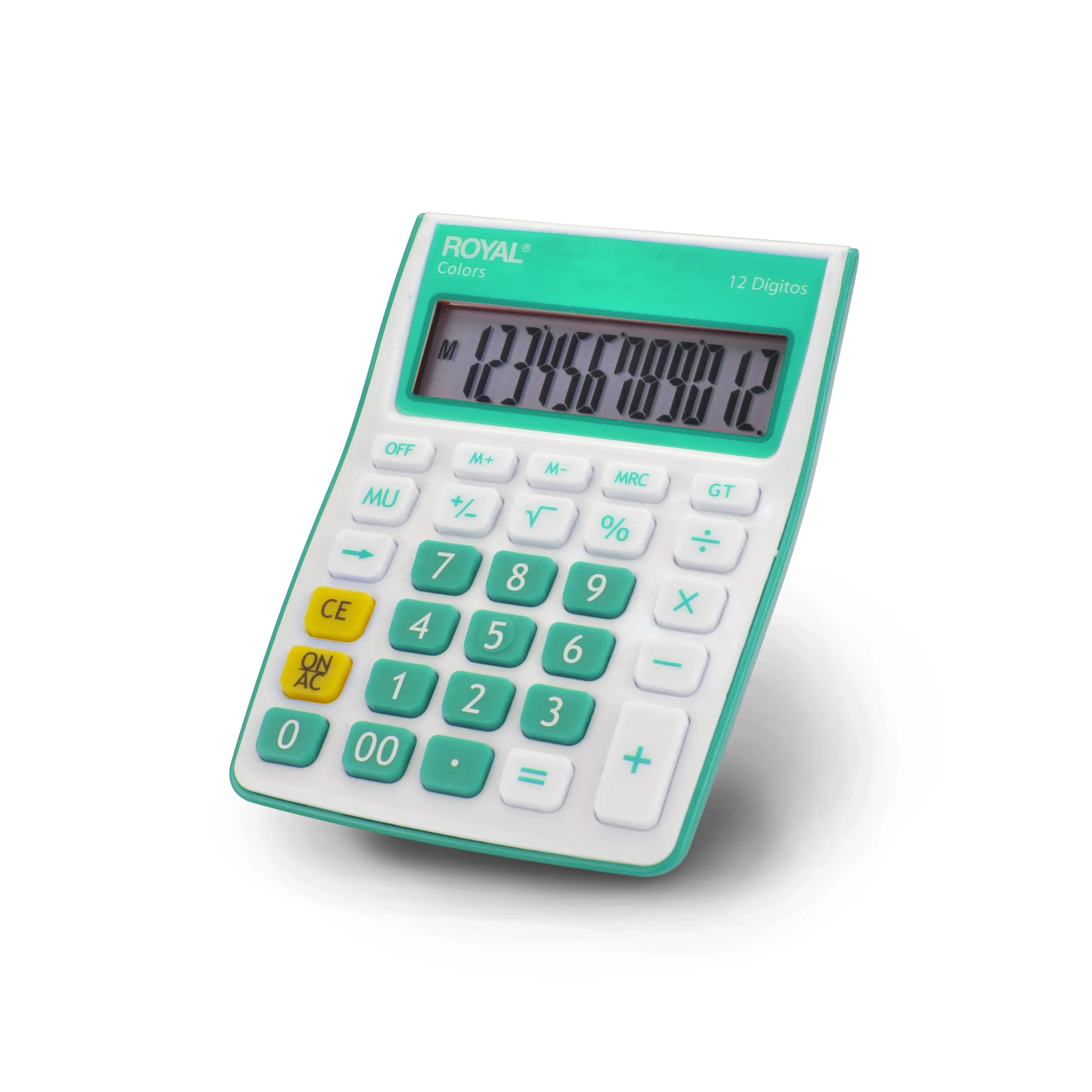 Calculadora de Escritorio Royal Colors con Pantalla de 10 Dígitos color azul