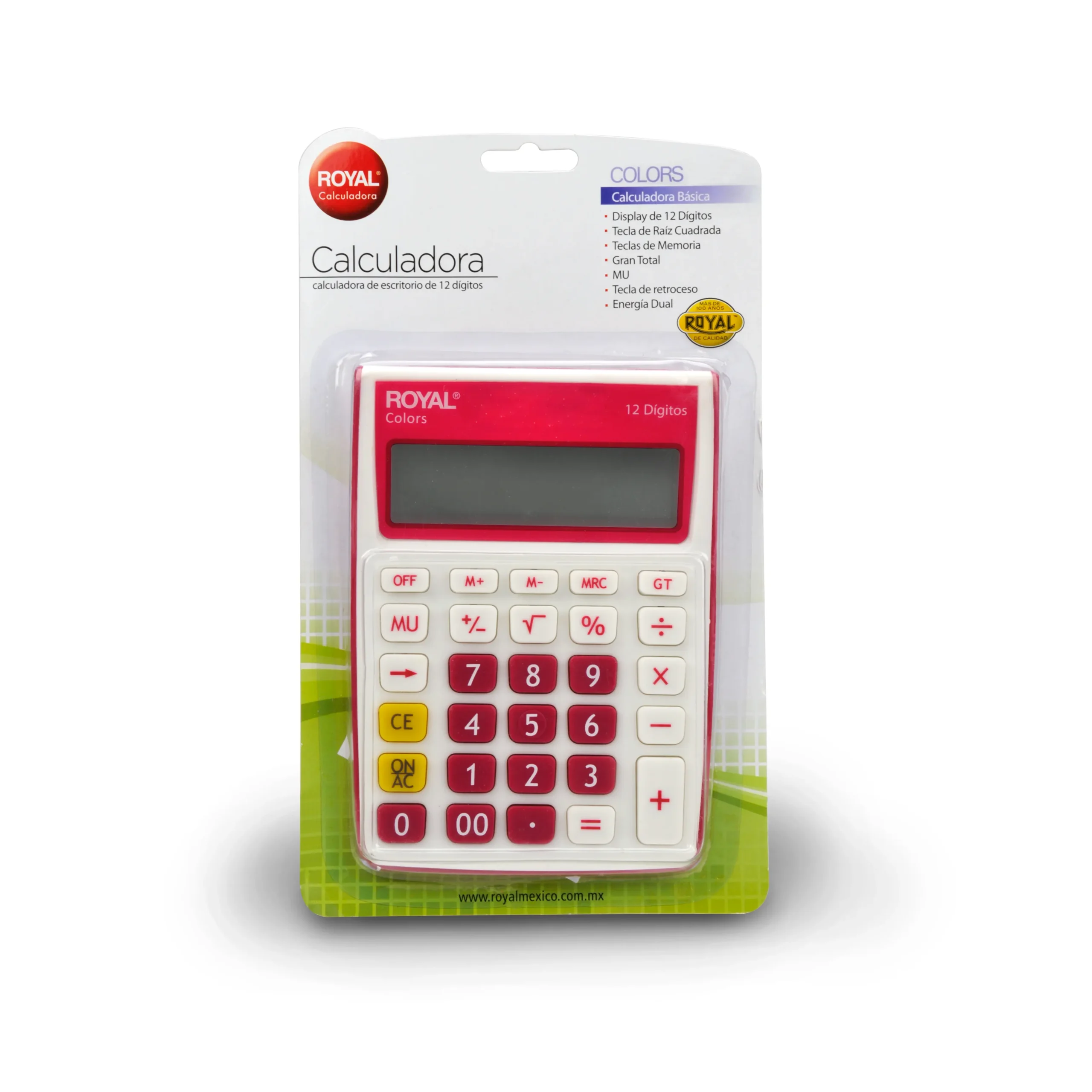 Calculadora de Escritorio Royal Colors con Pantalla de 10 Dígitos - Imagen 7