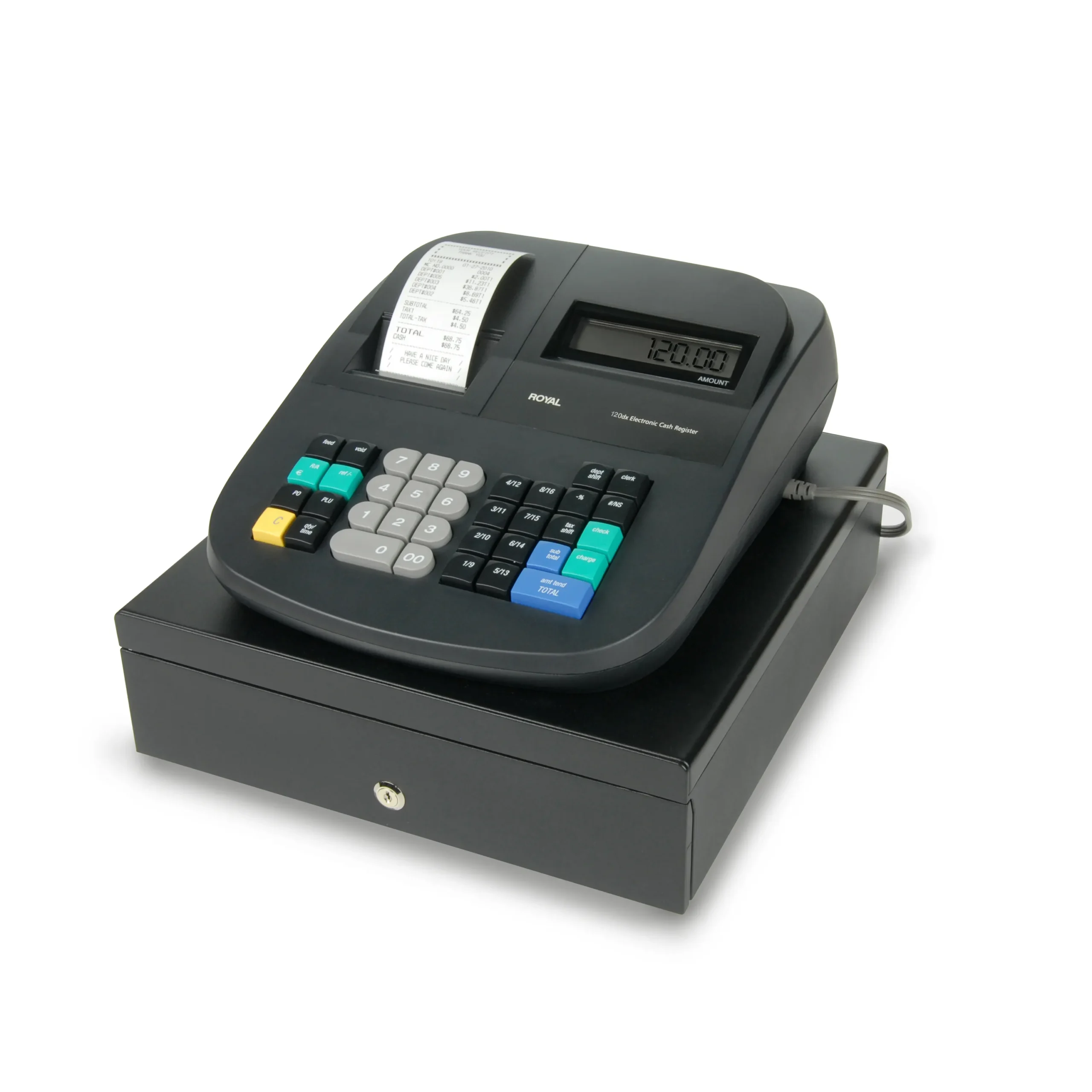 Royal 120DX | Caja Registradora Electrónica con Funciones Avanzadas para Pequeños Negocios - Imagen 2