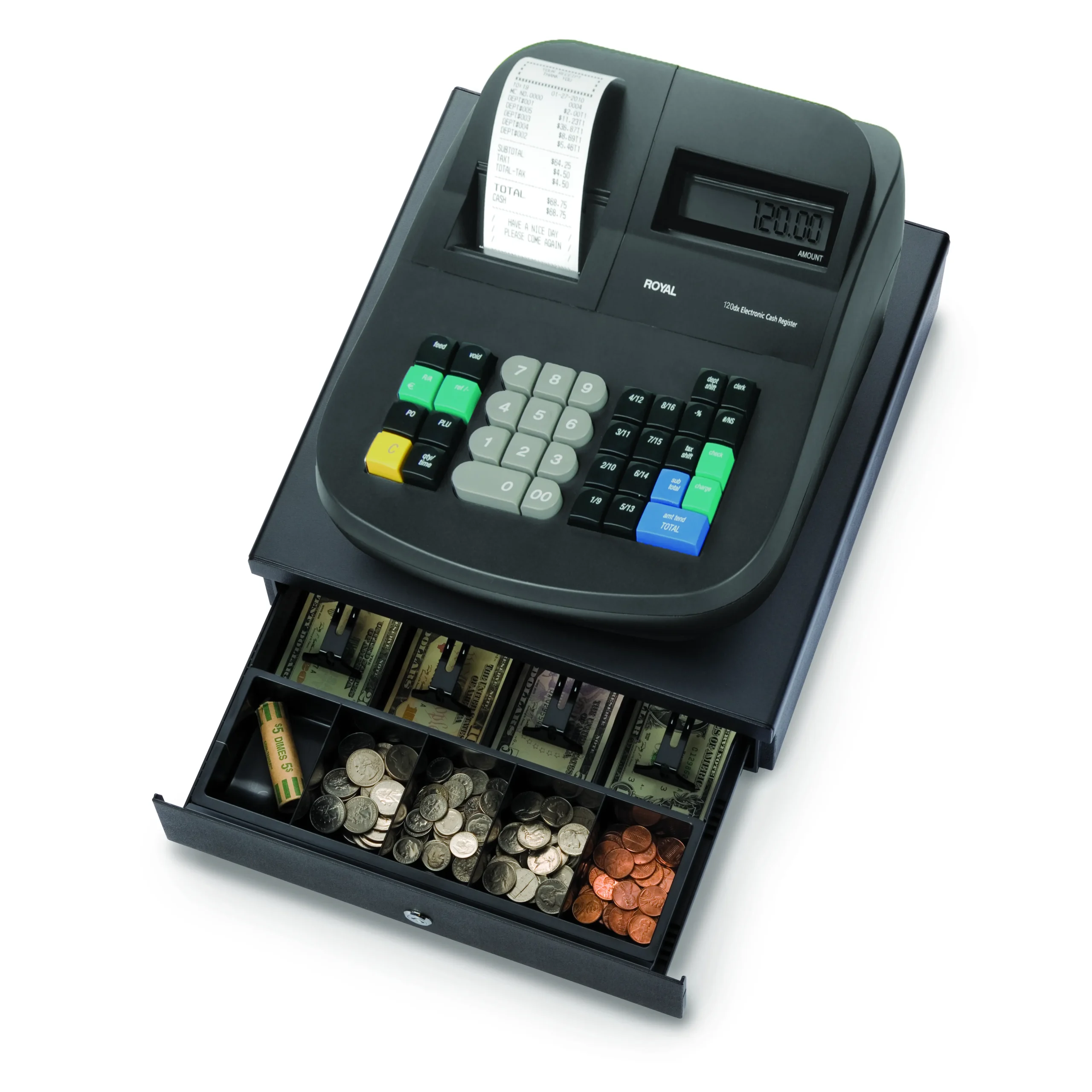 Royal 120DX | Caja Registradora Electrónica con Funciones Avanzadas para Pequeños Negocios - Imagen 3