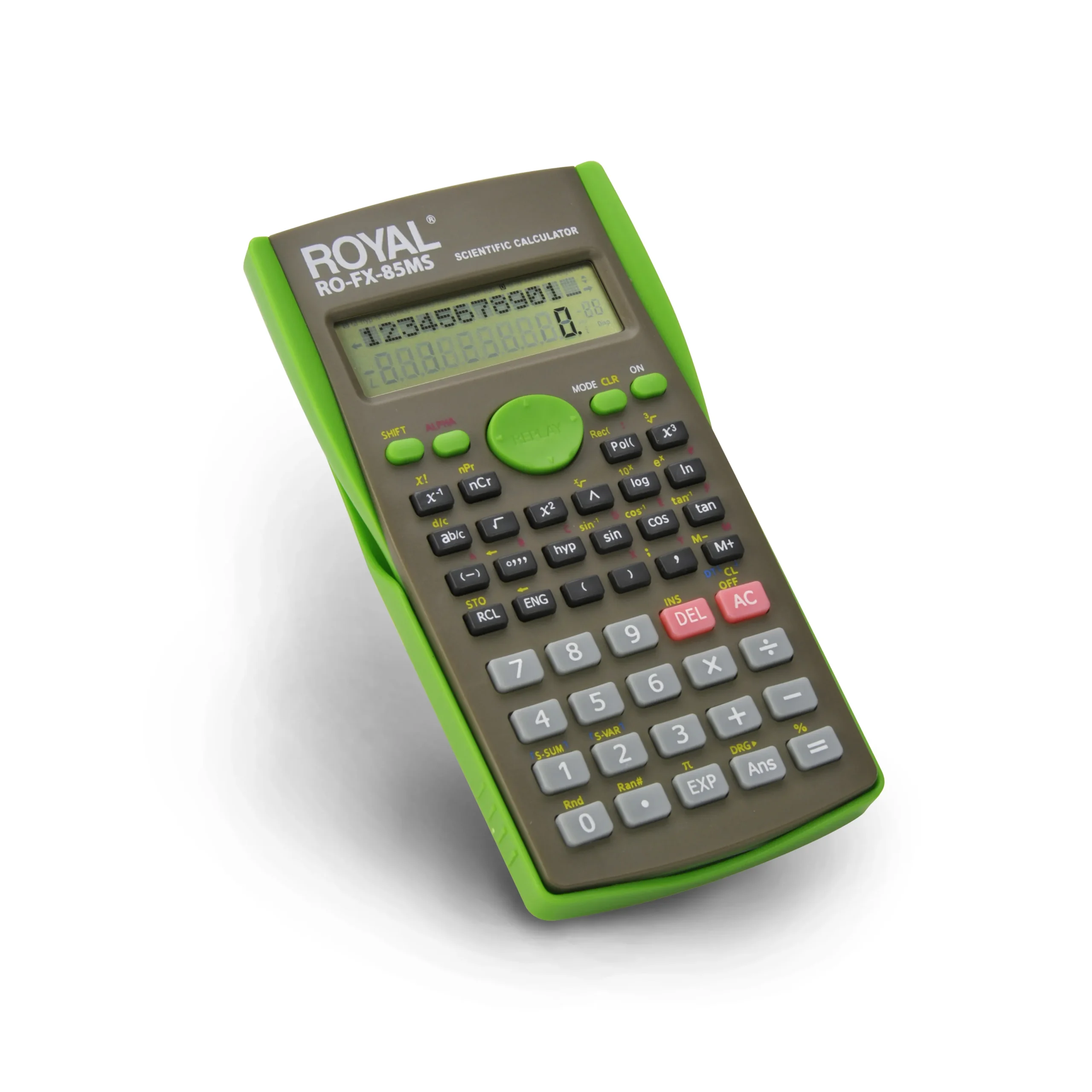Calculadora Científica Royal RO-FX-85MS | 240 Funciones en Rojo, Verde y Azul - Imagen 3