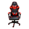 Silla gamer ergonómica BlackHorse BHGC350 en color rojo, con vista frontal mostrando su diseño y reposabrazos.