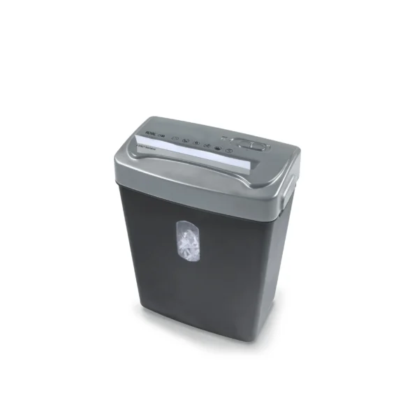 Royal Consumer CX88 trituradora de papel corte cruzado, 8 hojas, compacta, destruye tarjetas y grapas. Peso 4,08 kg; dimensiones 38,1×33×22,9 cm.