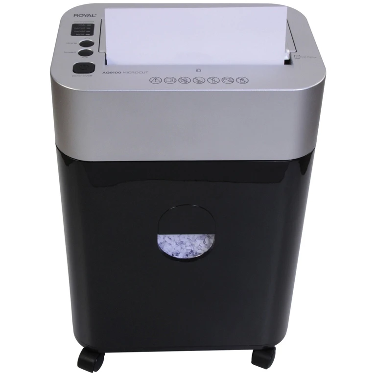 Royal Consumer AQ9100: Trituradora Automática de 100 Hojas y Micro-Corte Ultra Silenciosa - Imagen 7