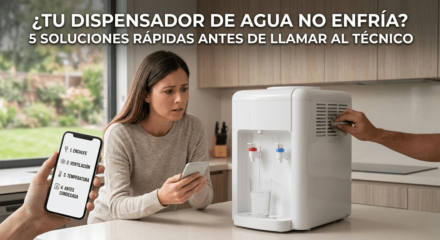 Dispensador de agua Royal Aqua no enfría