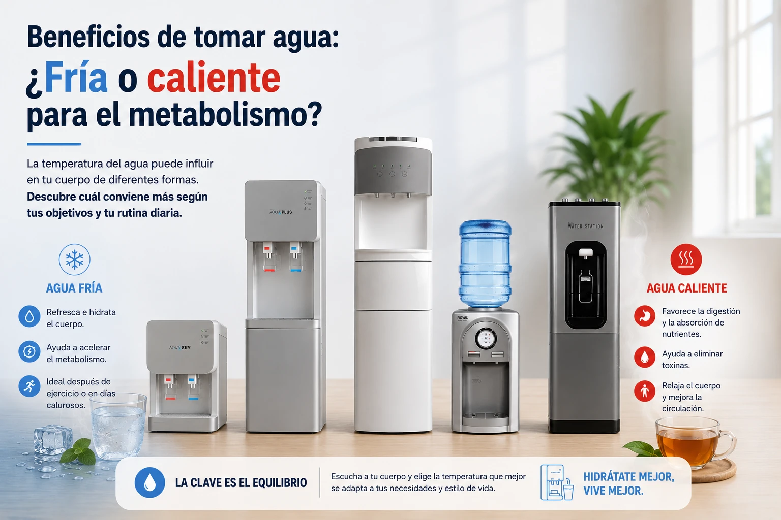 Beneficios de tomar agua: ¿Fría o caliente para el metabolismo?