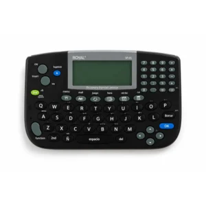 Diccionario electrónico Royal SP-05 Esencial Larousse color negro con teclado completo, pantalla digital y traductor de 7 idiomas.