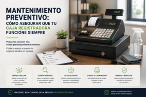 mantenimiento preventivo caja registradora royal