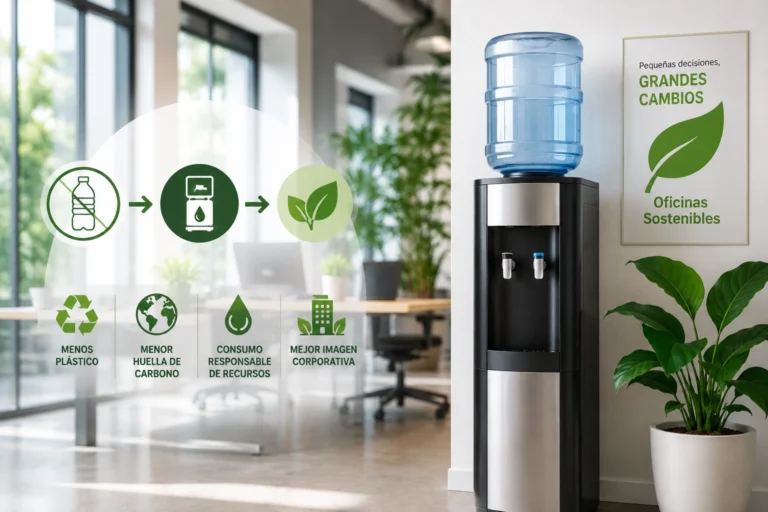 Beneficios Ambientales de Dispensadores de Agua en Oficina