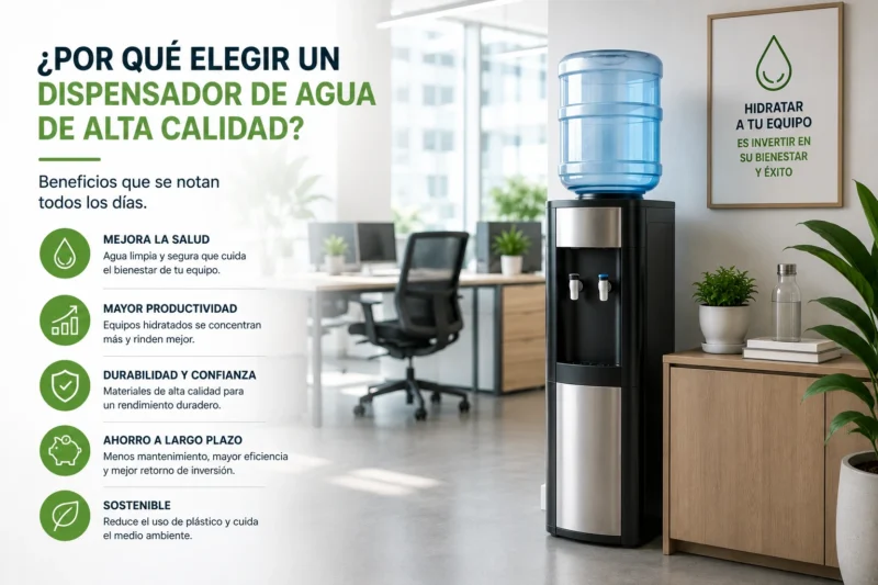 ¿Por qué Elegir un Dispensador de Agua de Alta Calidad?