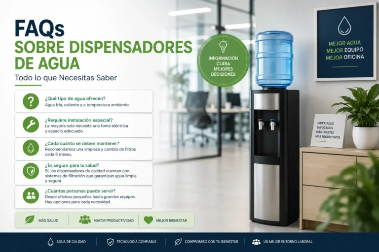 FAQs sobre Dispensadores de Agua