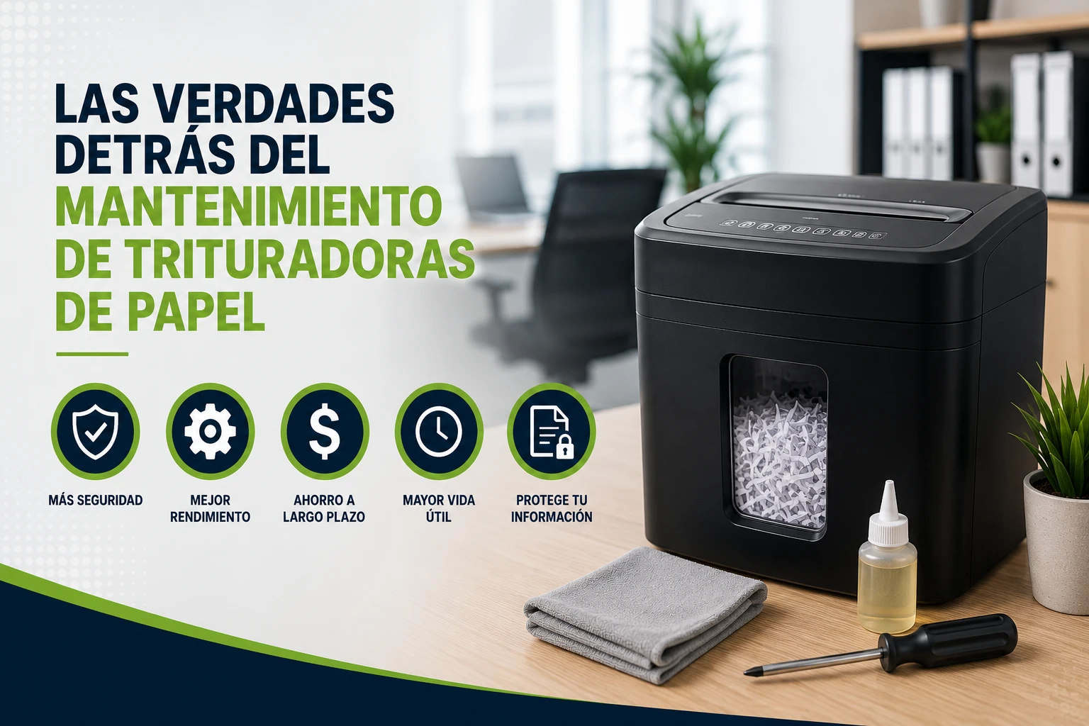 Las Verdades Detrás del Mantenimiento de Trituradoras de Papel
