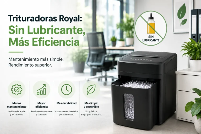 Trituradoras Royal: Sin Lubricante, Más Eficiencia