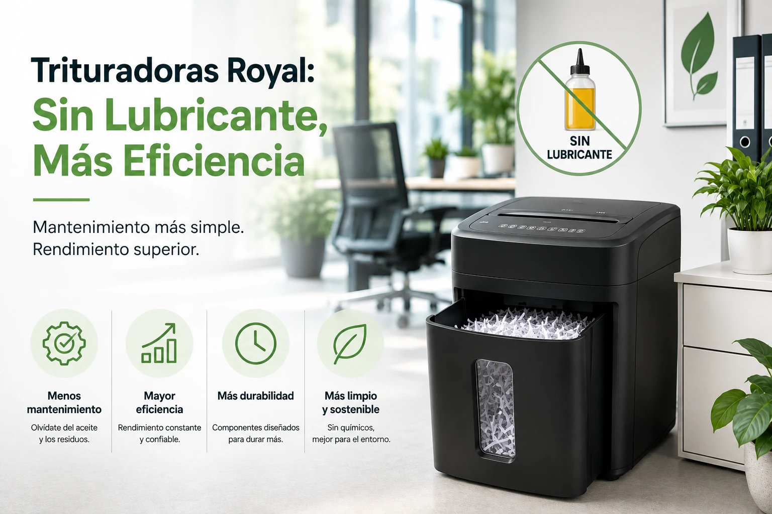 Trituradoras Royal: Sin Lubricante, Más Eficiencia
