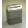 Trituradora de papel corporativa Royal Consumer HT500 de corte cruzado color negro con papelera extraíble y ruedas giratorias.