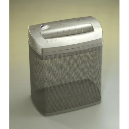 Trituradora de papel corporativa Royal Consumer HT500 de corte cruzado color negro con papelera extraíble y ruedas giratorias.