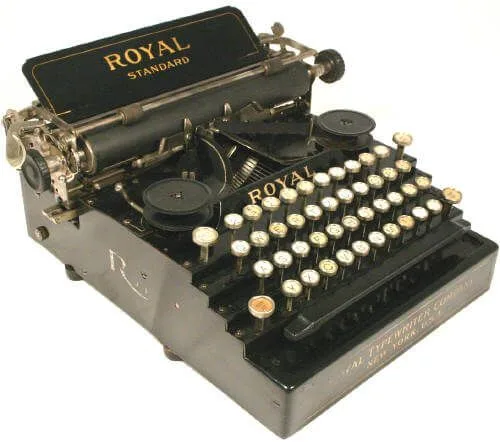 Royal Standard, la primera máquina de escribir Royal (1906)