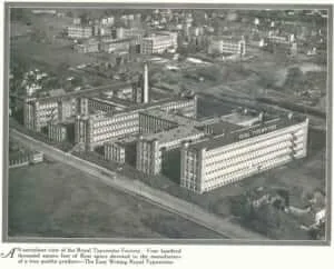 Aerial view of Royal Factory