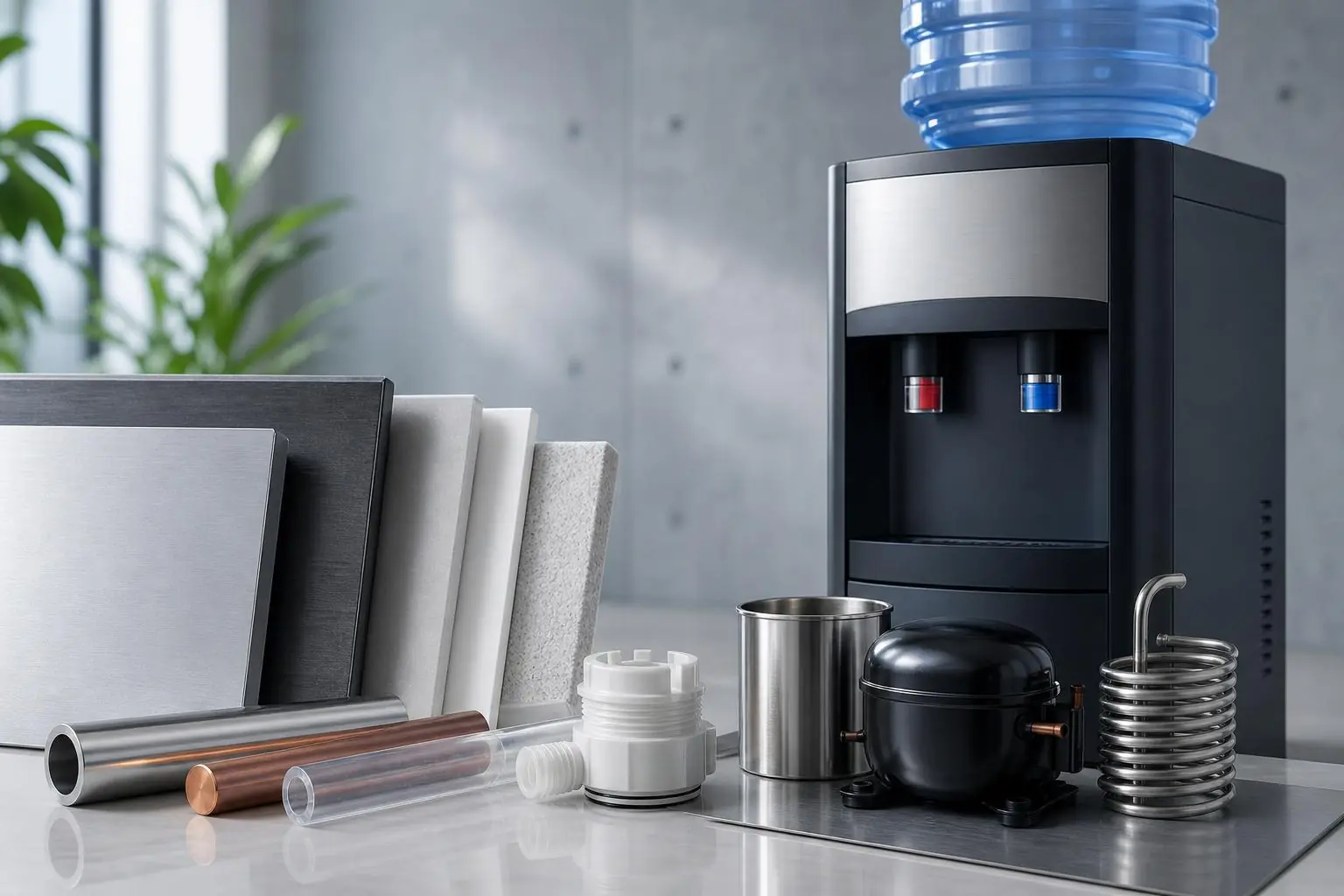 Dispensador de agua premium con materiales resistentes para mayor calidad y durabilidad