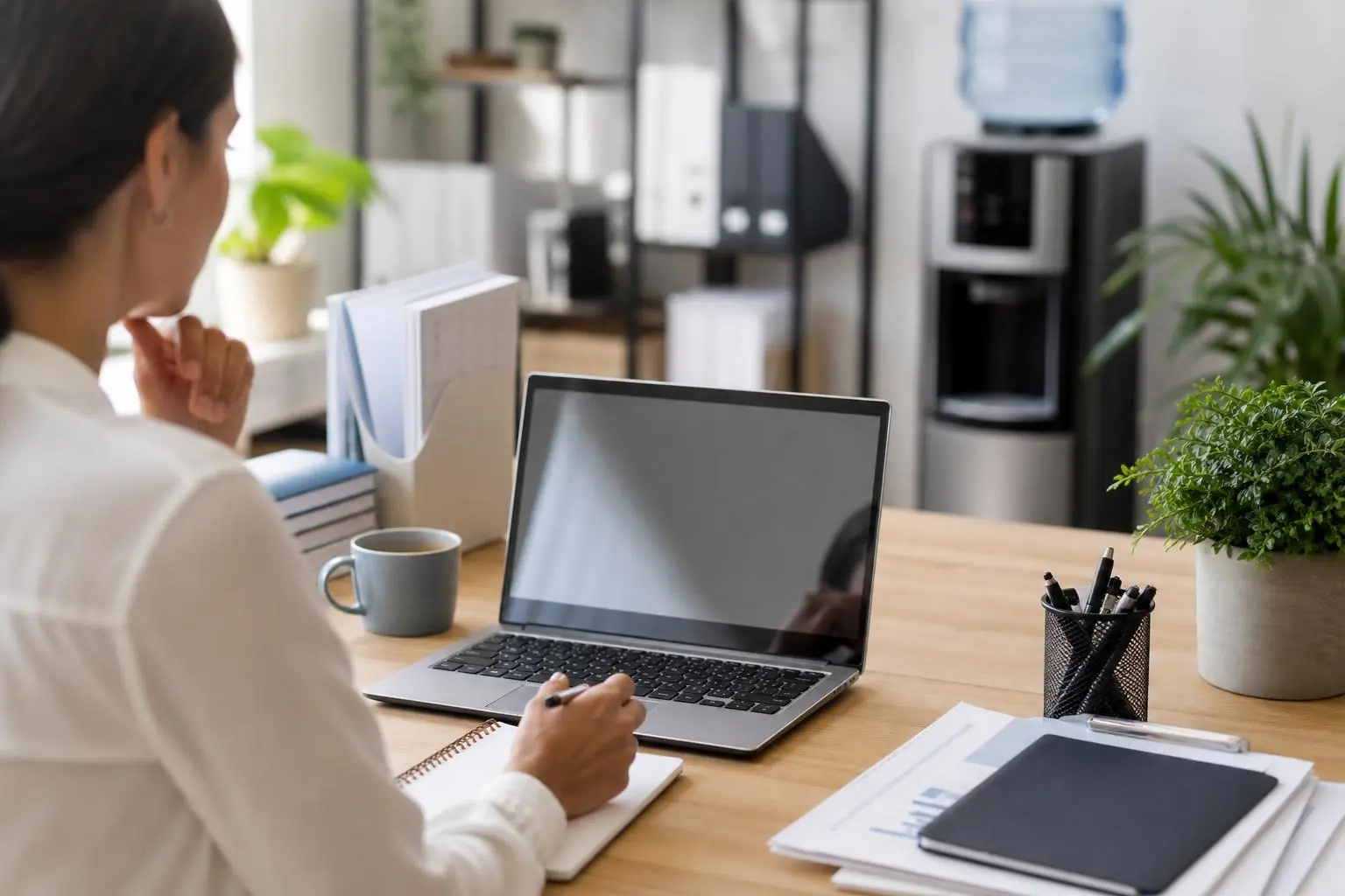 Cliente reuniendo datos de su producto Royal antes de solicitar soporte técnico