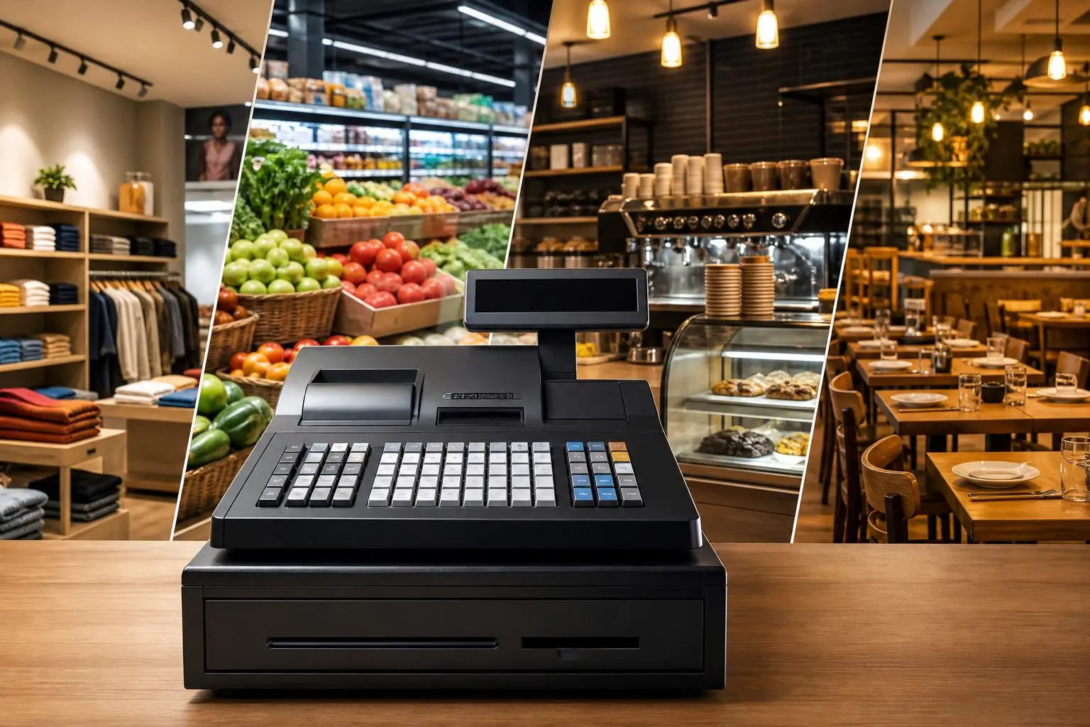 Caja registradora para negocios con distintos volúmenes de venta y necesidades operativas