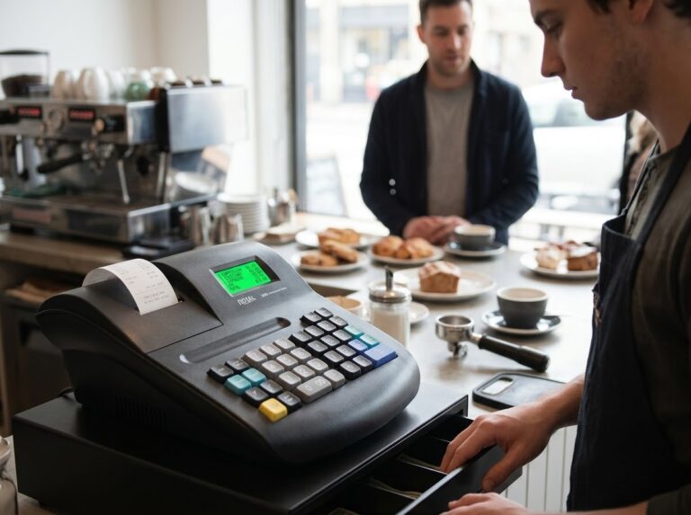 Royal 240DX: caja rápida para cafeterías
