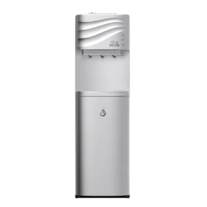 Dispensador de agua de piso Royal Aqua Motion AM 2025 con enfriamiento por compresor y seguro para niños