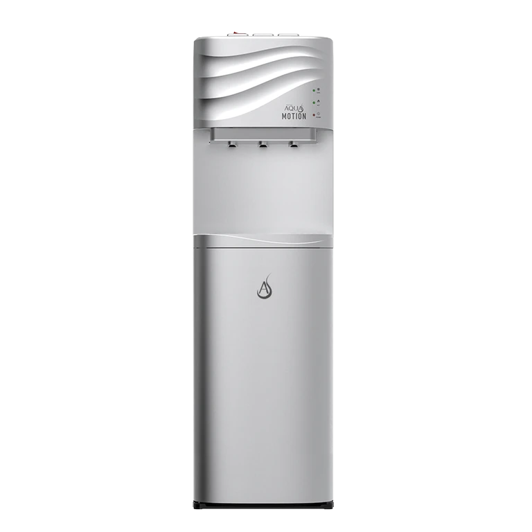 Dispensador de agua de piso Royal Aqua Motion AM 2025 con enfriamiento por compresor y seguro para niños