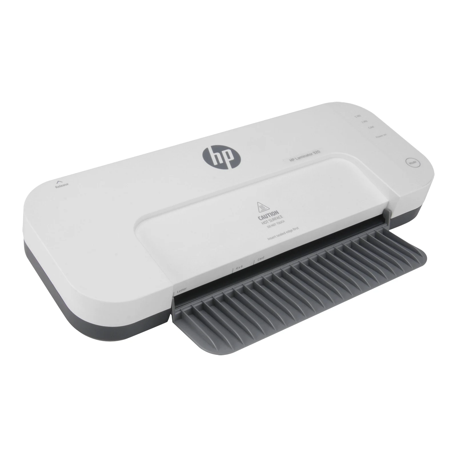 Laminadora HP 920 de 9 pulgadas en frío y caliente, blanca y gris